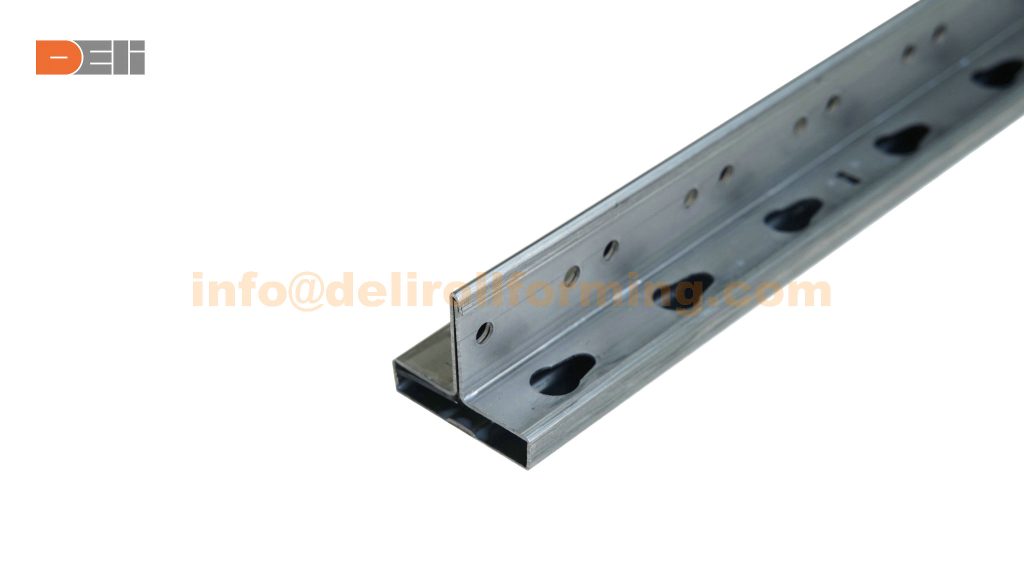 Roll Forming Line for Shelving Uprights - Deli Machinery